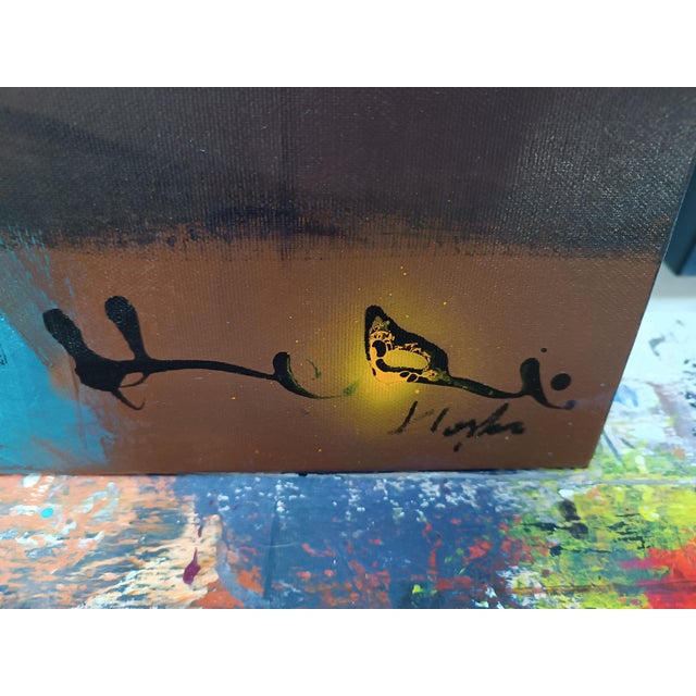 Contemporary Ovidiu Kloska, the Breath of the Unseen Architect, Acrylic on Canvas For Sale - Image 3 of 5