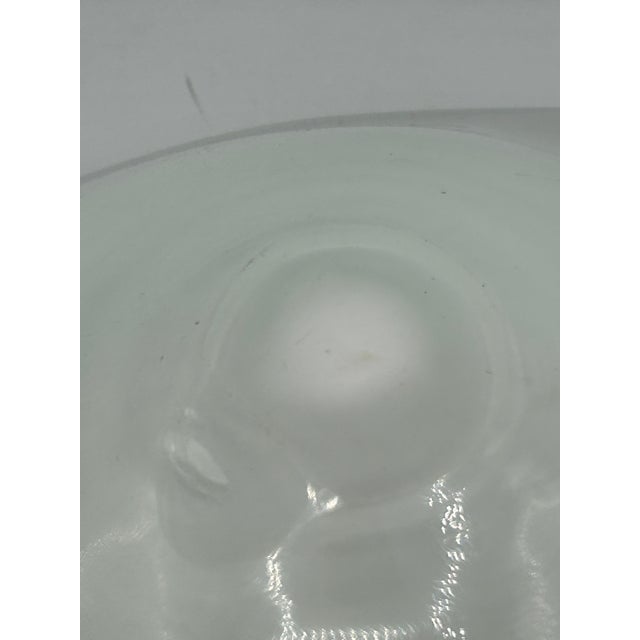 Mid-Century Murano Lavender and White Aventurine Glass Centerpiece Bowl For Sale - Image 15 of 15
