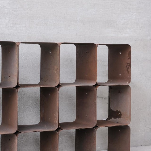 Mid-Century Modern Industrial Modular Display Shelf For Sale - Image 3 of 12