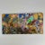 Vintage Double Sided Glass Artist's Painting Palette With Multicolored Old Oil Paint For Sale - Image 4 of 11