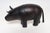 Mid-Century Modern Petite Vintage Hand-Dyed Leather Pig After Dmitiri Omersa For Sale - Image 3 of 18