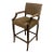 Jerry Pair Leather Upholstered & Oak Lair Barstool From the Madeline Stuart Collection For Sale