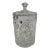 Late 20th Century Extra Large Crystal Biscuit Jar For Sale