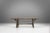 Mid-Century Modern Grey Wooden Bench, France, 1890s For Sale - Image 3 of 11