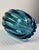 Alfredo Barbini Murano Sommerso Blue Green Ribbed Art Glass Vase For Sale In Denver - Image 6 of 9
