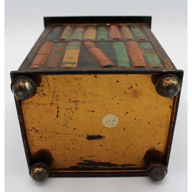 Faux Revolving Bookcase Biscuit Tin Box by Huntley & Palmers, 1905 ...