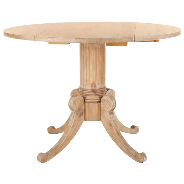 Drop Leaf Dining Table in Rustic Natural For Sale - Image 9 of 9