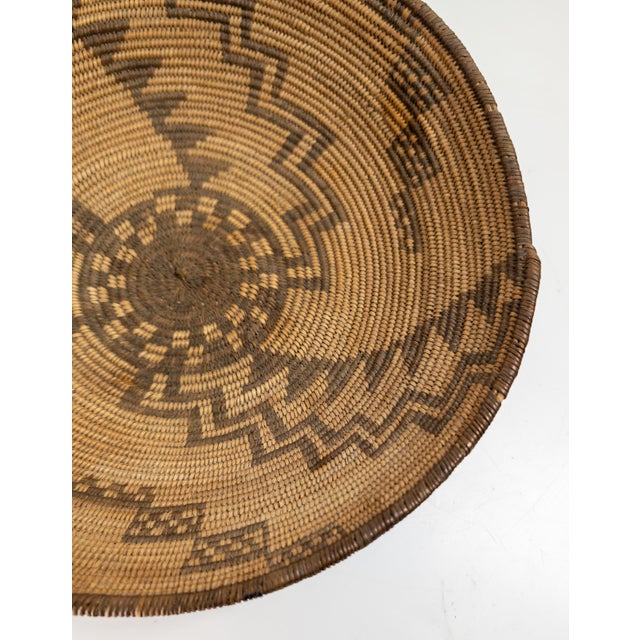 Early 20th Century Native American Indian Western Apache Basket For Sale - Image 4 of 18