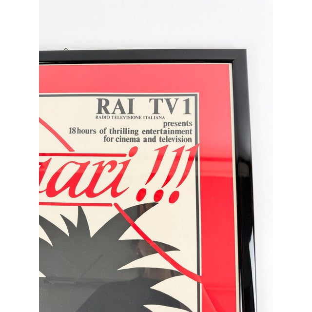 Vintage Rai Sandokan Promotional Poster by Gemma Fiorentini and Michela Papadia, 1970 For Sale - Image 9 of 13