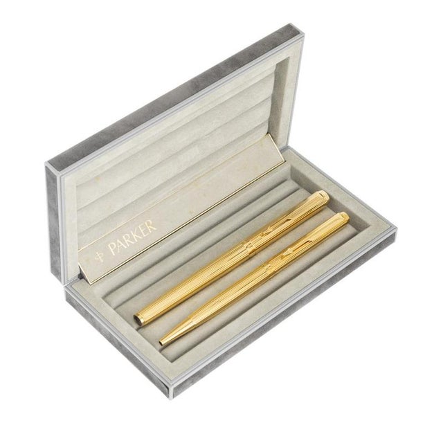 Parker Pen Set, Set of 2 For Sale - Image 6 of 6