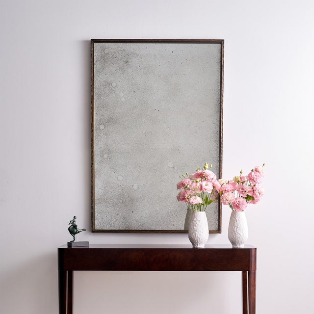 Contemporary Brass Lineage Mirror Wall Mirror Brass For Sale - Image 3 of 8