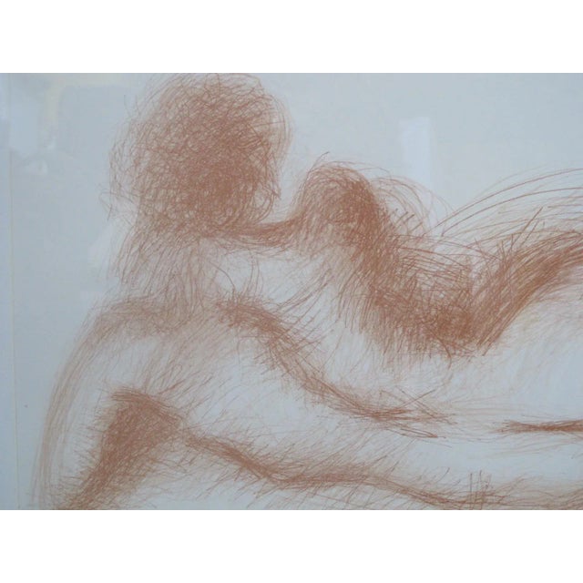 1970s Salvador Dali Limited Edition Lithograph Femme Nu De Dos Nude Female Portrait For Sale - Image 5 of 8