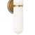 Regina Andrew Salon Alabaster Sconce Large, Natural Brass For Sale In Detroit - Image 6 of 8