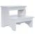Melrose Step Stool, White For Sale - Image 11 of 11