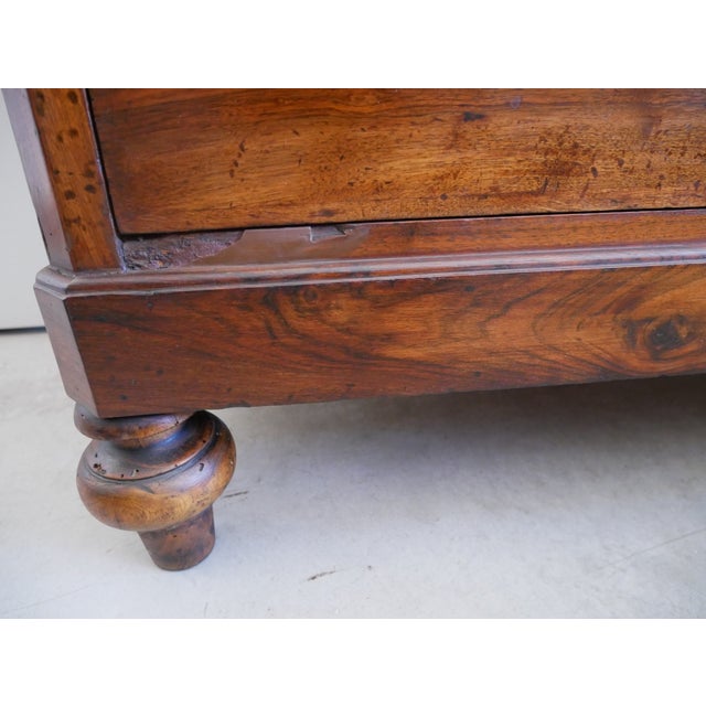 Antique Walnut Chest of Drawers. 1900s For Sale - Image 11 of 18