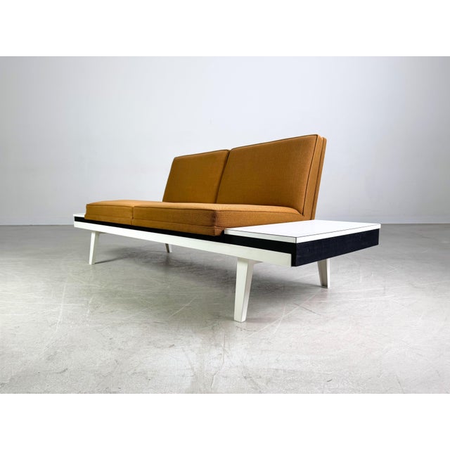 Wood Mid-Century Modern Sofa with Steel Frame from Herman Miller For Sale - Image 7 of 10
