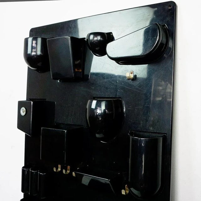Black Utensilo II Wall Organizer by Dorothee Maurer Becker for Design M, Germany, 1970s For Sale - Image 10 of 14