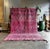 Bring a piece of authentic Moroccan craftsmanship into your home with this pink stunning vintage Boujad wool rug....