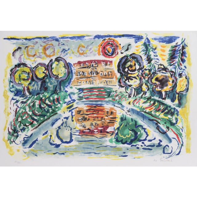 Wayne Ensrud, Chateau De Louviere, Lithograph For Sale