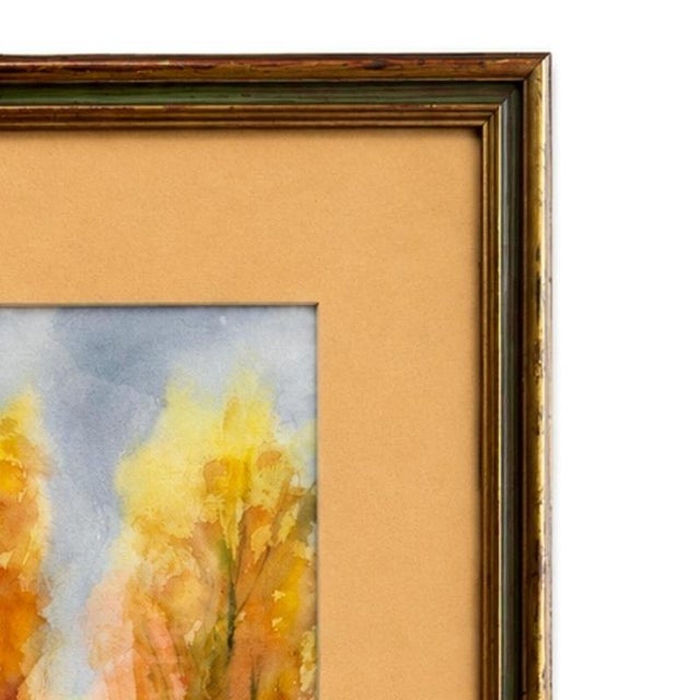 Jusa, Landscape, 20th Century, Watercolor For Sale - Image 4 of 6