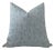 Thatched Pillow Cover in Aqua Blue For Sale