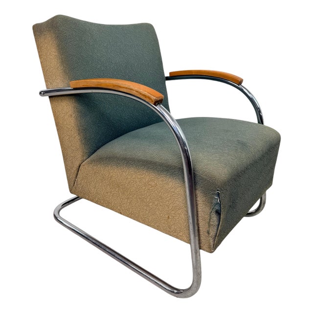 Bauhaus Model FN21 Famos Cantilever Armchair by Anton Lorenz for Mücke, 1970s For Sale