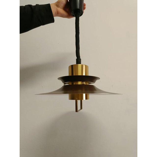 Vintage Danish Pendant Light, 1950s For Sale - Image 4 of 7