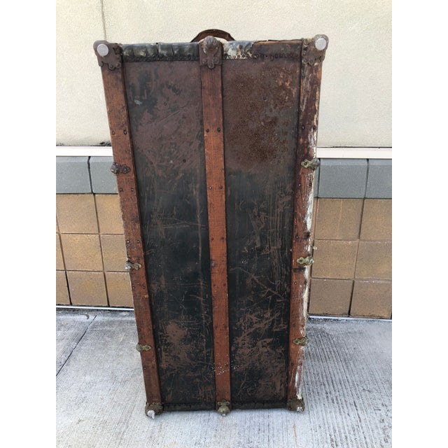 Antique C a Taylor Trunk Works Steamer Trunk For Sale - Image 15 of 15