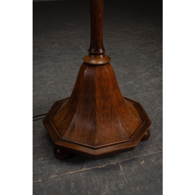 Beige Decorative Standing Lamp, 1940s For Sale - Image 8 of 11