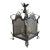 French Country Square Pewter Finish Metal Pendant Ceiling LIght For Sale