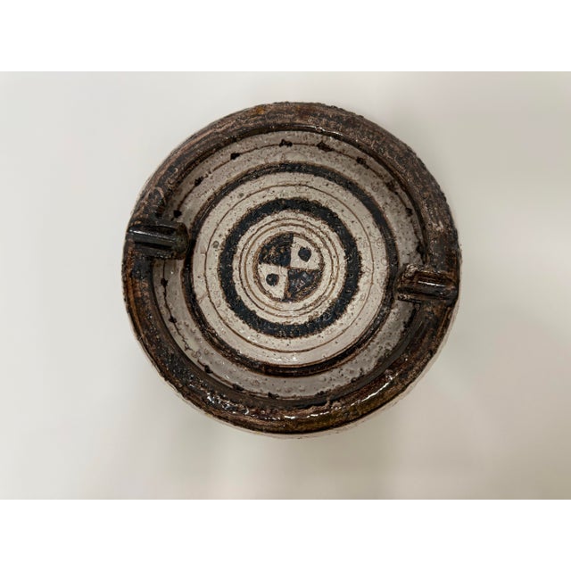 Mid-Century Modern Vintage MCM Aldo Londi Italian Glazed Ceramic for Bitossi Studio For Sale - Image 3 of 7