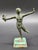 Grand Tour Era Bronze Statuette: "Dancing Satyr" (C. 1660s-1840s) For Sale - Image 4 of 9