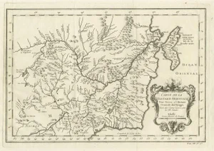 Antique Map of Northern China and Far Eastern Russia, 1754