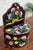 Black Vintage Wall-Mounted Tole Painted Metal Pocket For Sale - Image 8 of 13