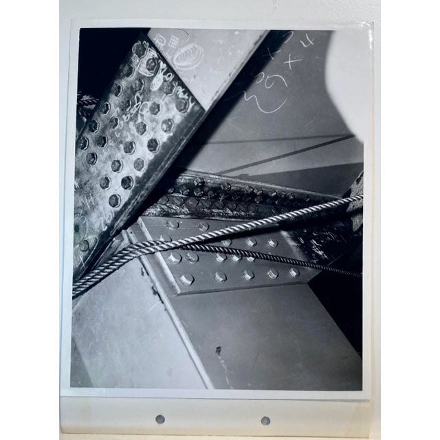 1970s 1972 Architectural Black and White Original Archival Glossy Photograph For Sale - Image 5 of 5