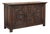French Gothic Revival Oak Coffer Buffet With Iron Hardware For Sale