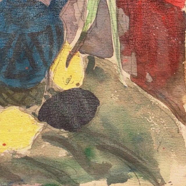 1950s 'Still Life' by Victor Di Gesu, Paris, Louvre, Académie Chaumière, San Francisco Art Association, Los Angeles County Museum of Art For Sale - Image 5 of 12