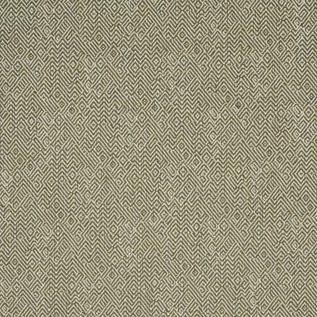 Schumacher Sample - Schumacher Leona Performance Fabric In Green For Sale - Image 4 of 4