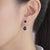 2020s Sapphire and Diamond 14ct Gold Mini Drop Earrings - Fei Liu, Pair For Sale - Image 5 of 5