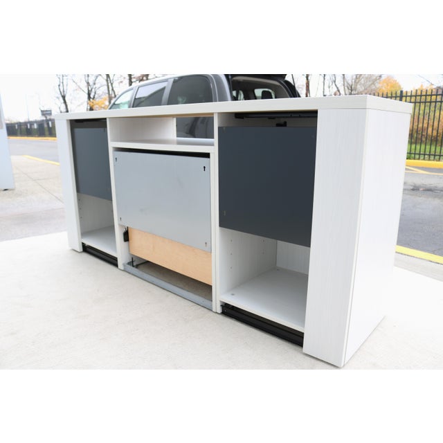 Modern Minimalist Knoll Reff Profiles Classic Credenza Sideboard in Whitened Ash For Sale - Image 18 of 18