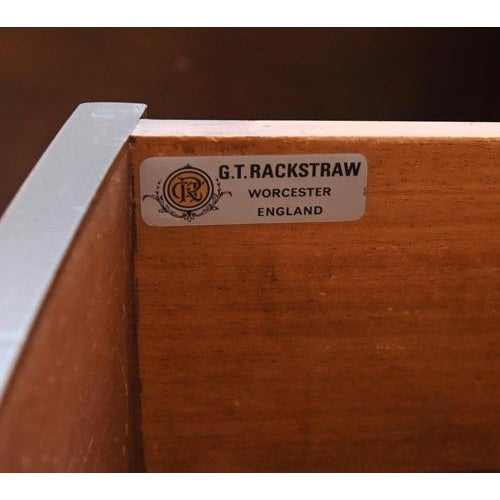 Sheraton Mahogany Serpentine Server Buffet, 1910s For Sale - Image 5 of 13