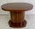 Art Deco Oval-Shaped Mahogany Side Table or Coffee Table For Sale - Image 3 of 13