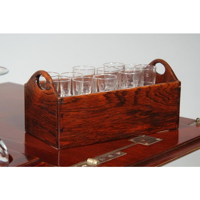 Early 20th Century Lawyers Coffin Serving Table, 1920s For Sale - Image 3 of 18