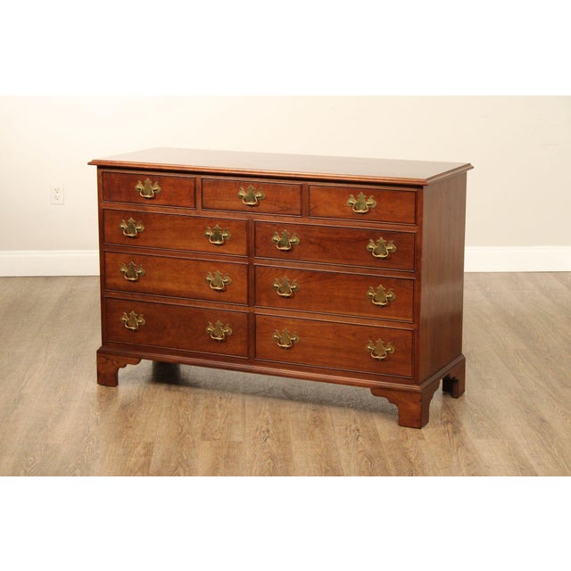 Stickley Chippendale Style Cherry Dresser For Sale - Image 15 of 18