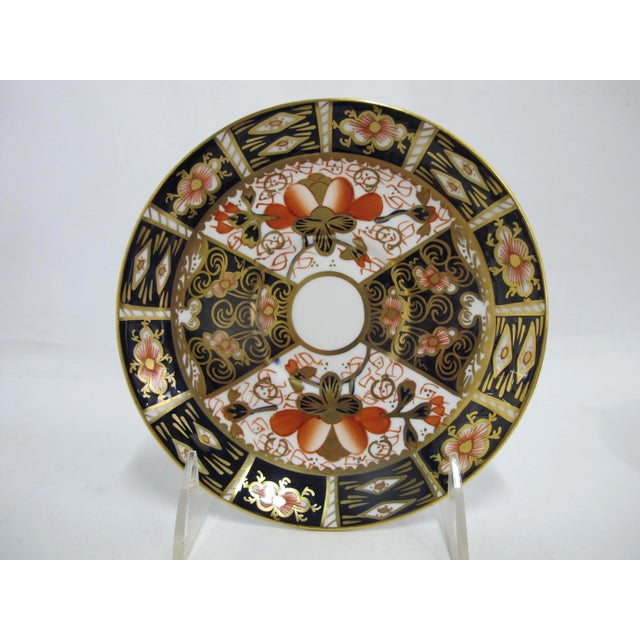 Early 20th Century Royal Crown Derby 2451 Traditional Imari Bone China Soup Cup Bowl & Saucer Set - 4pcs For Sale In Portland, OR - Image 6 of 13