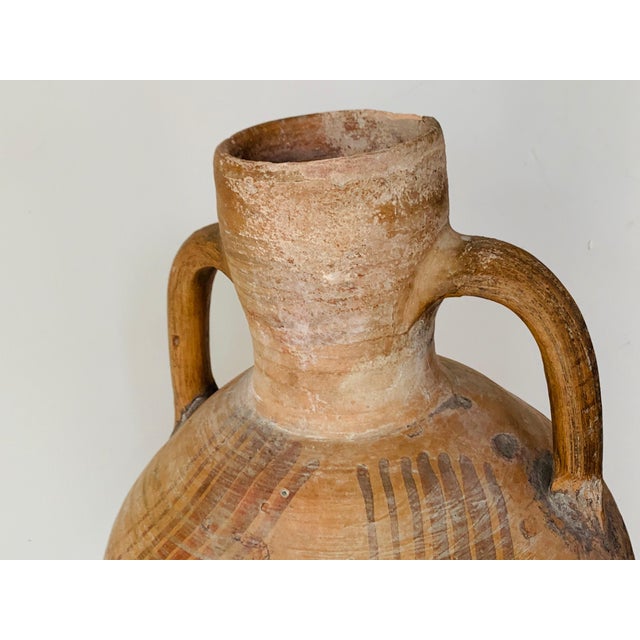 Late 18th Century 19th Century Set of Three Picher "Cantaro" from Calanda, Spain, Terracotta Vase For Sale - Image 5 of 18