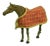 Lead Horse W/ Tattersall Blanket Figurine For Sale