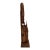 Brutalist Hand-Carved Hardwood Totem Sculpture For Sale