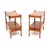 Georgian Inlaid Yew Wood Side Tables, 1930, Set of 2 For Sale - Image 11 of 11