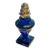 Antique Cobalt Blue Glass Victorian Salt Shaker For Sale